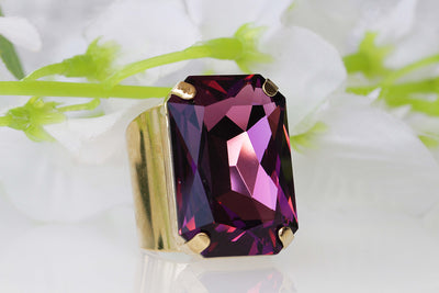 Amethyst cocktail ring 