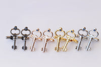 KEYS CUFFLINKS, Dark NAVY Blue Cufflinks, Groom Cufflinks, best man cufflinks, Vintage Suit Gift, Cufflinks,Father Of The Bride Accessory