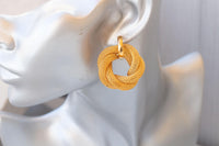 HOOP EARRINGS, Stud Hoop Earrings, Ethnic Earrings, Statement Earrings, Gold Hoop earrings, Boho Earrings, Bohemian Earrings, Large Earrings