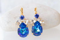 BRIDAL BLUE EARRINGS