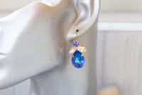 BRIDAL BLUE EARRINGS