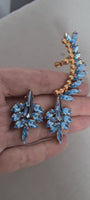 Aquamarine EAR CLIMBER EARRINGS
