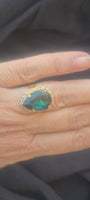 Emerald Rebeka  Crystal ring