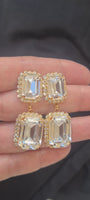 CRYSTAL CLEAR EARRINGS