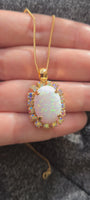 White Opal Necklace