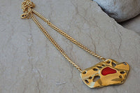 Abstract Pendant Enamel Jewelry