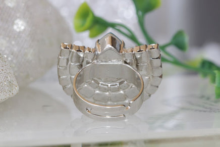 Aquamarine Boho Ring