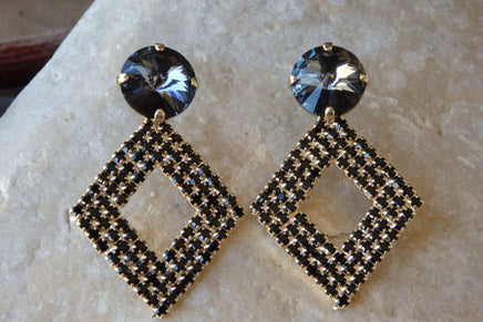Black Crystal Bracelet. Rebeka Black Crystal Bracelet