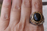 Black Gemstone Ring