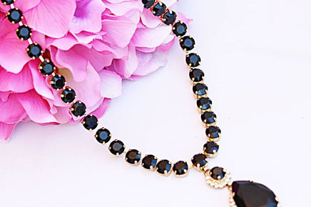 Black Stone Necklace