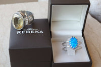 Blue Bridal Necklace