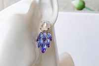 Blue Crystal Earrings