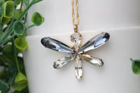 Blue Dragonfly Necklace