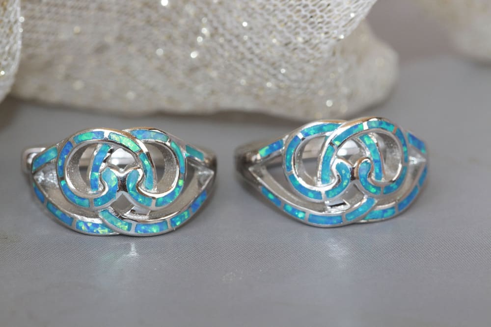 Hotsell Blue Infinity Earrings