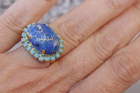 Blue Jasper Ring