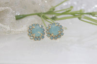 Blue Opal Post