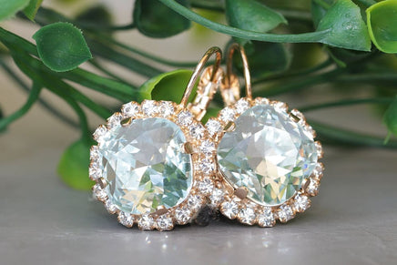 Blue Quartz Earrings