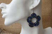 Blue Rebeka Earrings