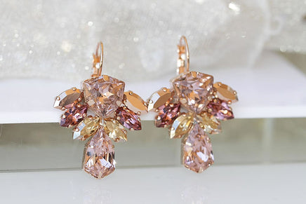 Blush Champagne Earrings