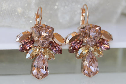 Blush Champagne Earrings