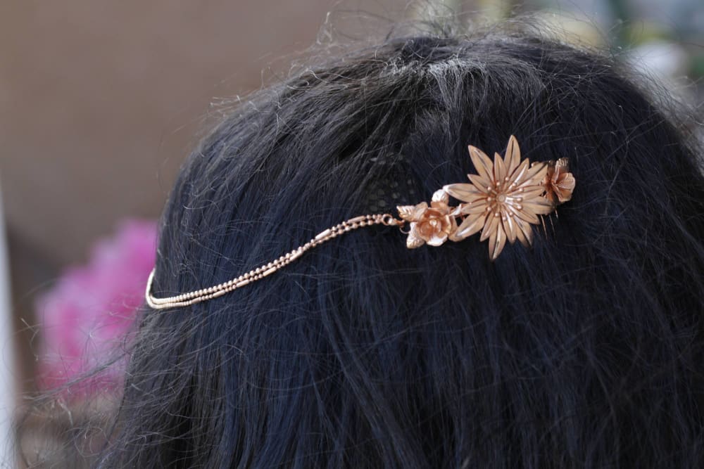 BRIDAL HAIR CHAIN| Rebekajewelry display picture 3