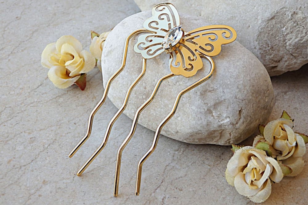 succulent hair comb Bridal Hair pins