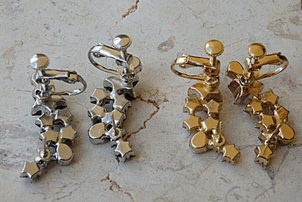 Bridal Rose Gold Champagne Earrings