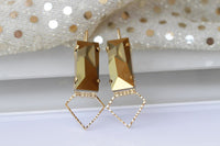 Bronze Bridal Earrings