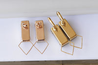 Bronze Bridal Earrings