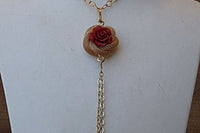 Coral Flower Necklace