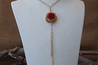 Coral Flower Necklace