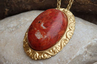 Coral Necklace Earring Set