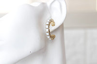 Crystal Hoop Earrings