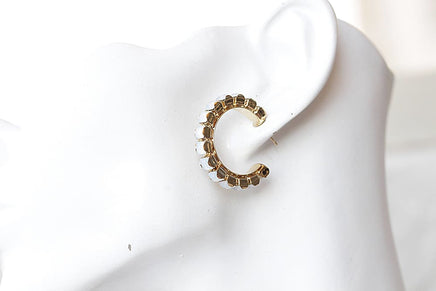 Crystal Hoop Earrings