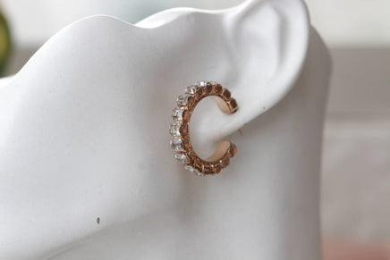 Crystal Hoop Earrings