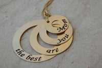 Custom Gold Mothers Necklace