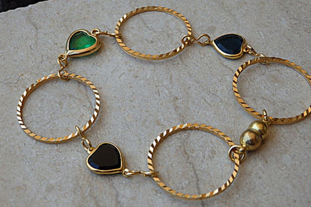 Delicate Gold Heart Bracelet