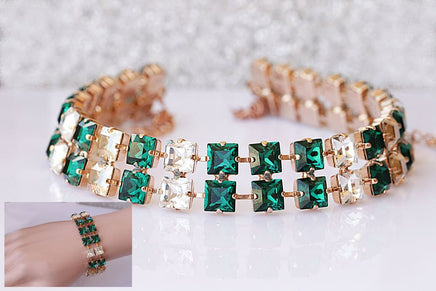 Emerald Bridal Set