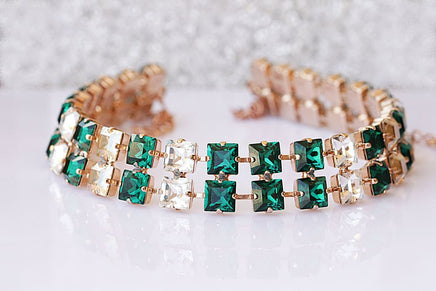 Emerald Bridal Set