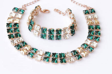 Emerald Bridal Set