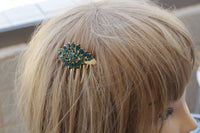 Emerald Green Hair Comb