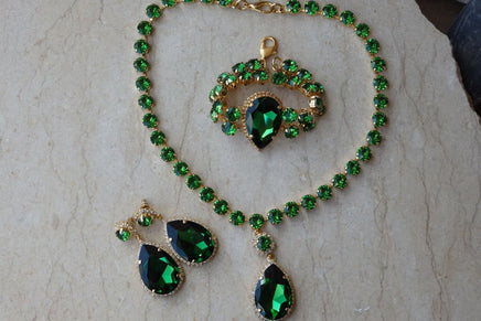Emerald Jewelry Set