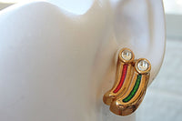 Enamel Earrings