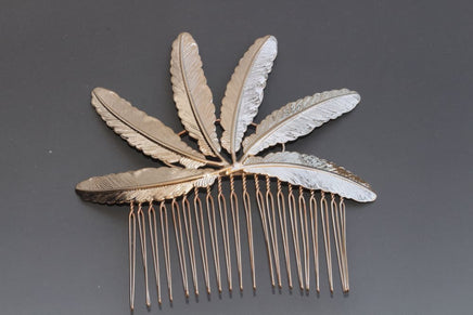 Feather Hair Comb