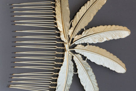 Feather Hair Comb