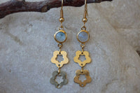 Floral Birthstone Earrings