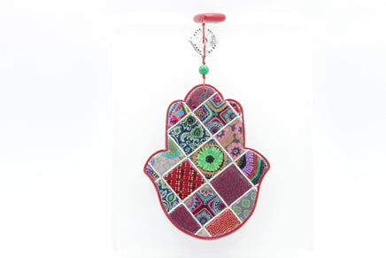 Floral Clay Hamsa