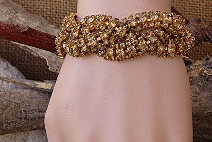 Gold Braided Rebeka Bracelet