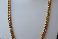 Gold Chain Necklace. Chunky Gold Necklace. 24K Yellow Gold Plated Chain Necklace. Classic Necklace Or Bracelet For Women Wide Chain Necklace
