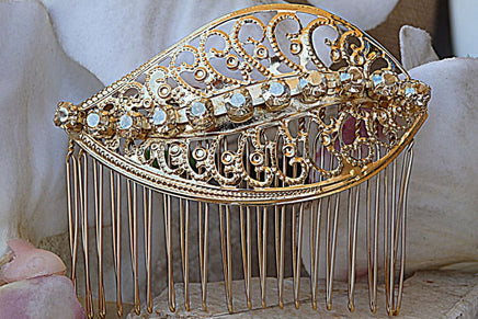 Gold Rebeka Hair Comb